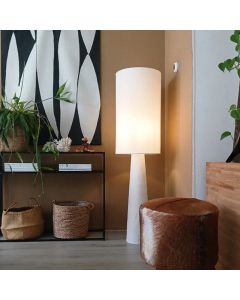 Lampadaire beige moderne, Timmy, avec interrupteur