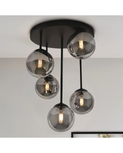 Plafonnier gris design, Stacy