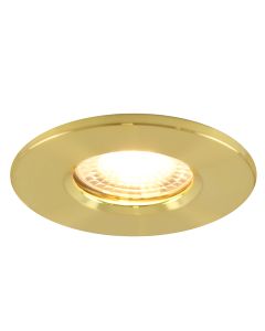 Spot encastré salle de bain laiton moderne, Jule, IP65