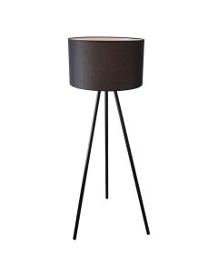Lampadaire noir moderne, Janou, avec interrupteur