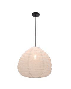 Suspension beige rustique, Leila