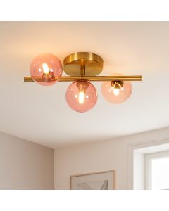 Plafonnier rose design, Remo