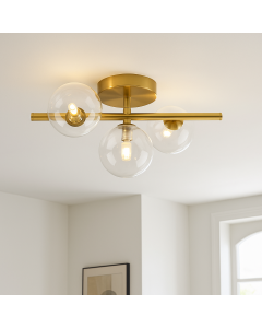 Plafonnier transparent design, Remo