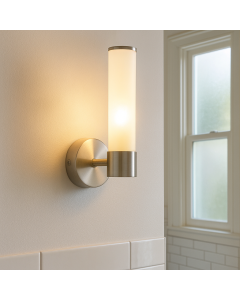 Applique salle de bain nickel moderne, Callum, IP44