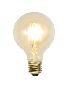E27 Lampe à incandescence George à intensité réglable, 2w 2200K (Extra joli blanc) IP44
