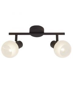 Spot plafond marron en verre, Bertus