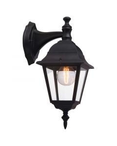 Luminaire extérieur noir classique, Adelyn, IP23