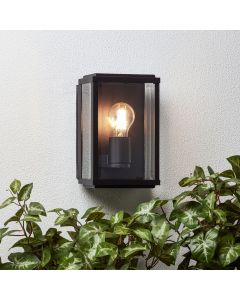 Luminaire extérieur noir industriel, Jaeva, IP44