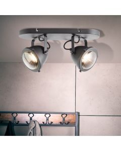 Spot plafond noir industriel, Liza