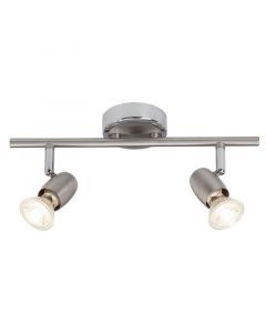 Spot plafond chromé en métal, Wietse, 7W, 3000K LED