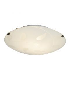 Lampe plafond transparente en verre, Alisson