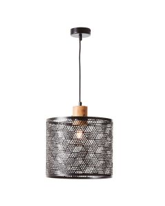 Suspension en bois noire, Sherona