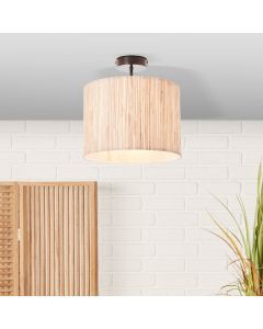 Plafonnier beige rustique, Wenda