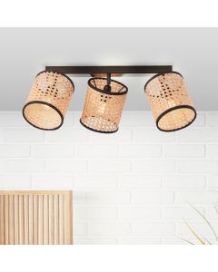 Spot plafond beige rustique, Emmelie