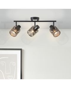 Spot plafond noir industriel, Raquel