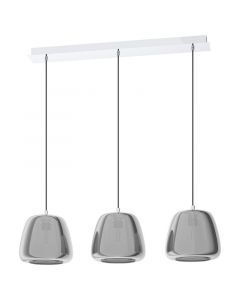 Suspension chromée en verre, Gauke
