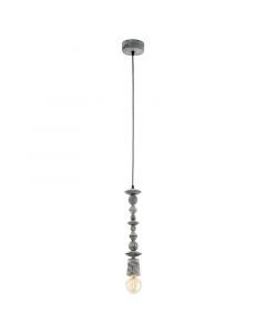 Suspension en bois noire, Abel