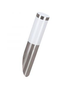 Luminaire extérieur argenté en plastique, Carlein, IP44