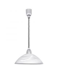 Suspension blanche en verre, Brandon