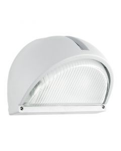 Luminaire extérieur blanc en aluminium, Gemma, IP44