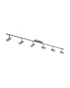 Spot plafond chromé en acier, Tjisse