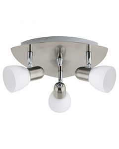 Spot plafond nickel en acier, Niene
