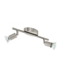 Spot plafond nickel en acier, Annelies