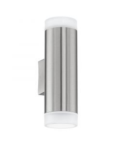 Applique up and down argentée en plastique, Marlies, IP44