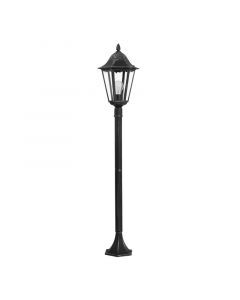 Luminaire extérieur noir en aluminium, Leanna, IP44