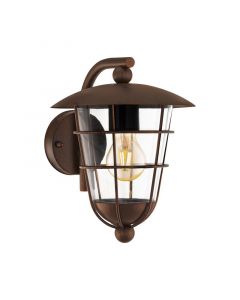 Luminaire extérieur marron en plastique, Alise, IP44