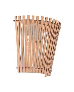 Applique murale marronne en bois, Berry