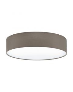 Plafonnier taupe en métal, Abano