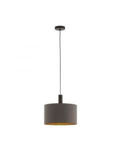 Suspension marronne en tissu, Mies