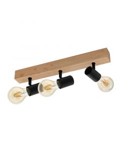 Spot plafond en bois marron, Anton