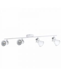 Spot plafond blanc en acier, Tinke