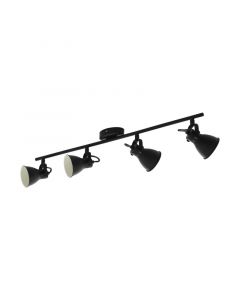 Spot plafond noir en acier, Tinke
