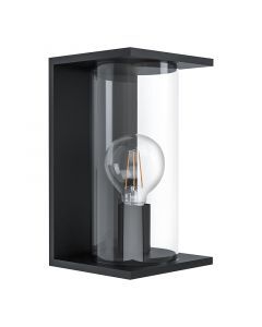 Luminaire extérieur noire en acier, Laszlo, IP54
