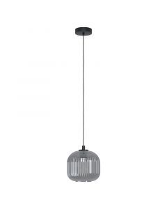 Suspension noire en verre, Elvera