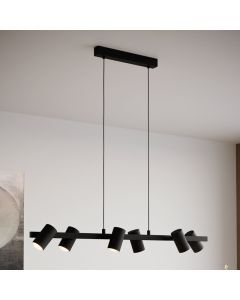 Suspension noire en acier, Patrice