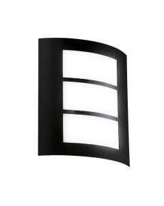 Luminaire extérieur noir en acier, Aartje, IP44