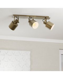 Spot plafond doré en aluminium, Kwinten