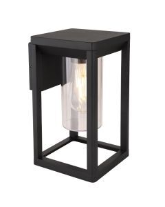 Luminaire extérieur noire en plastique, Vildan, IP44