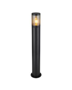 Luminaire extérieur noir en acier inoxydable, Lambert, IP44