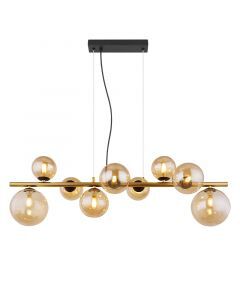 Suspension ambre en verre, Melinda