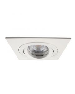 Spot encastré blanc en aluminium, Heido