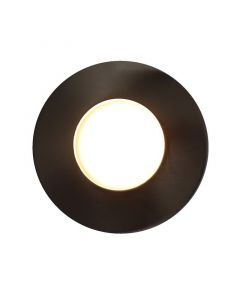 Spot encastré salle de bain chromé en aluminium, Pierre, IP44