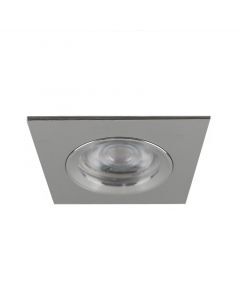 Spot encastré gris en aluminium, Mert