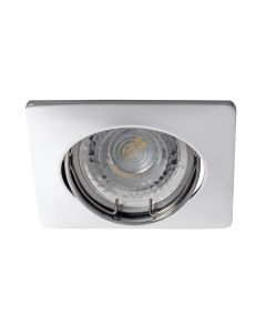 Spot encastré chromé en aluminium, Nesta