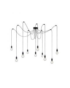 Suspension moderne noire, Fix