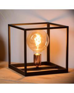Lampe de table moderne noire, Arthur, avec interrupteur